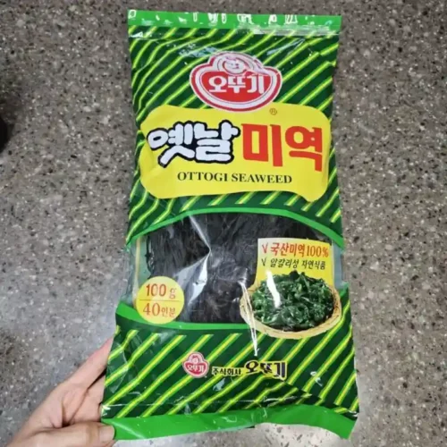韓国ワカメスープ　乾燥ワカメ画像
