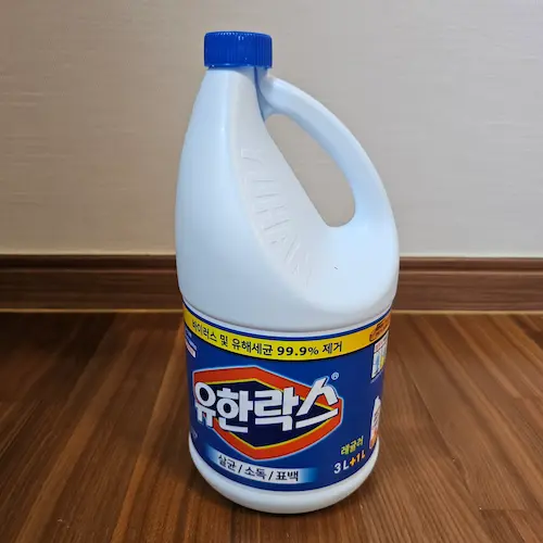 韓国の漂白剤（ラックス）画像