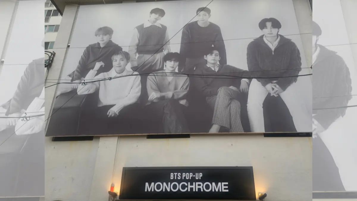 BTS】モノクローム（韓国）のポップアップストアに行ってきました 
